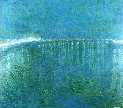 Eugene Jansson nocturne France oil painting artist